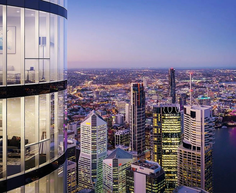 CLIXX Brisbane Skytower Apartments - Night View