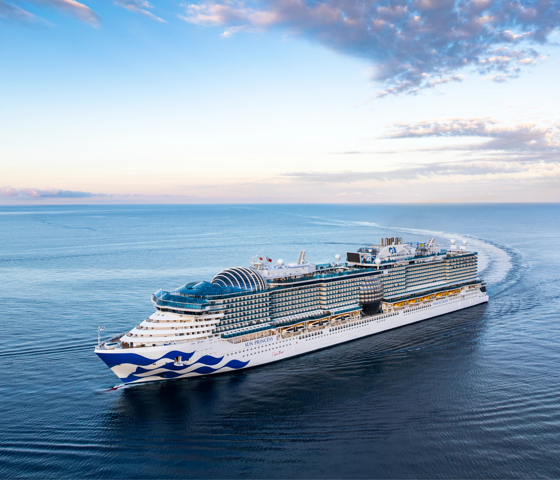 Sun Princess at Sea