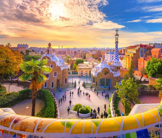 Barcelona city view