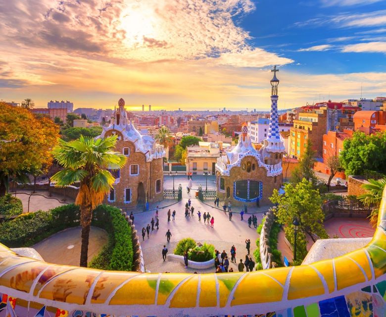 Barcelona city view