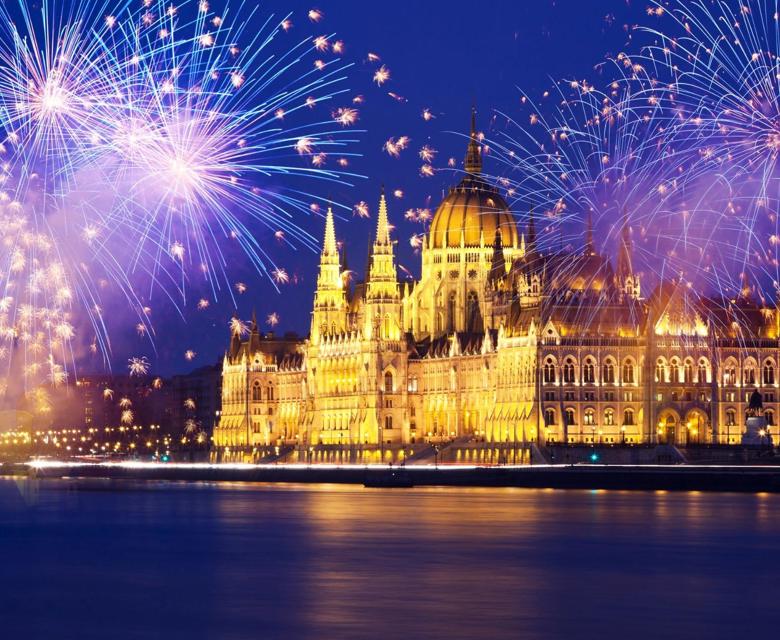 New Year - Parliament Building, Budapest