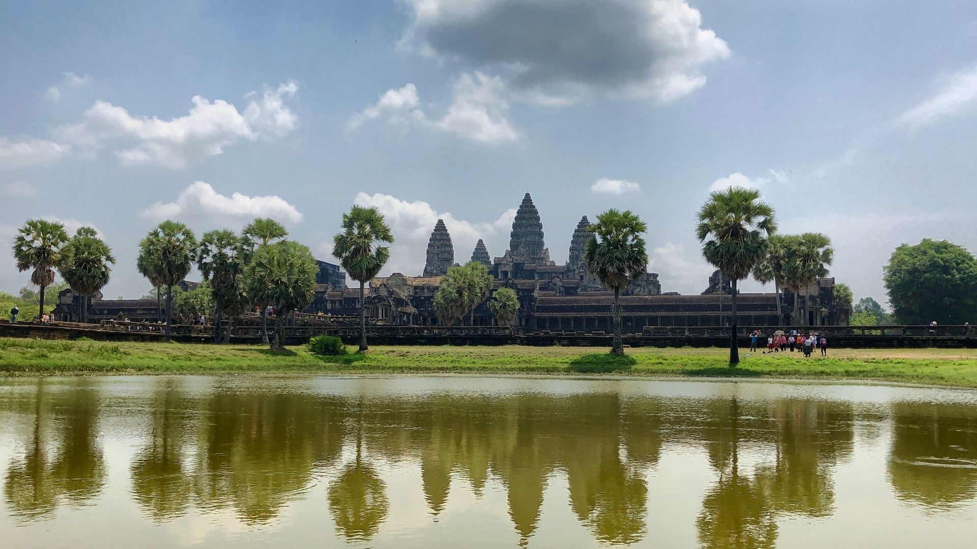 The Famous Angkor Wat Temple in Cambodia