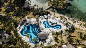 Warwick Le Lagon Aerial Pool View 