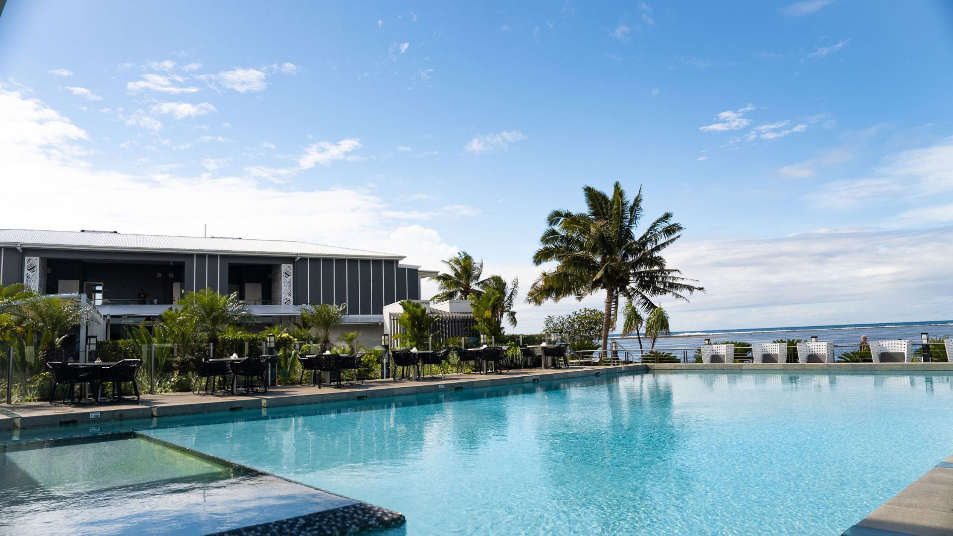 Taumeasina Island Resort Pool
