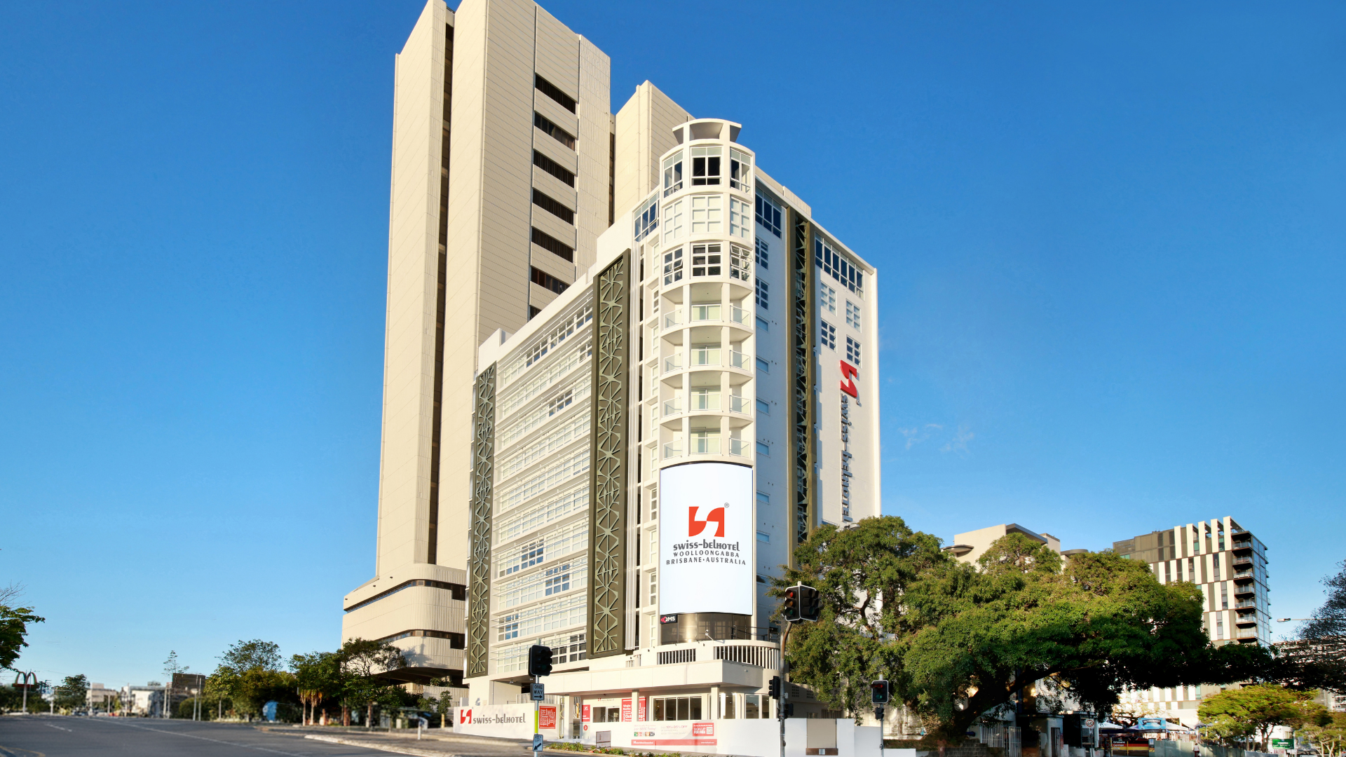 Swiss Belhotel Woolloongabba, Brisbane Aerial