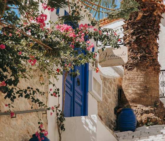 SeaDream - Hydra Greece Blue Door House © Dubravko Lenert