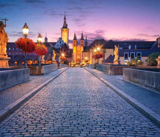 Germany Wurzburg Old Main Bridge
