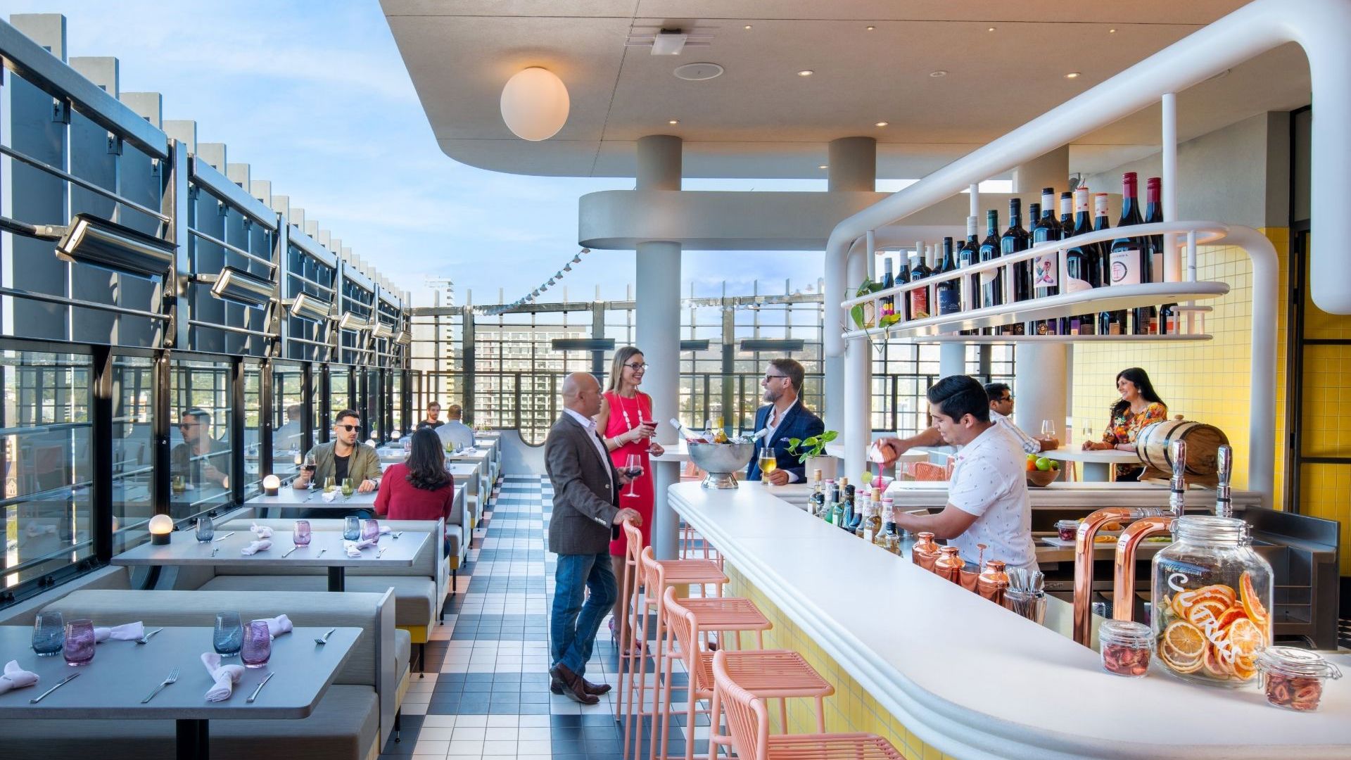 Hotel Indigo Adelaide Markets Merrymaker Rooftop Bar