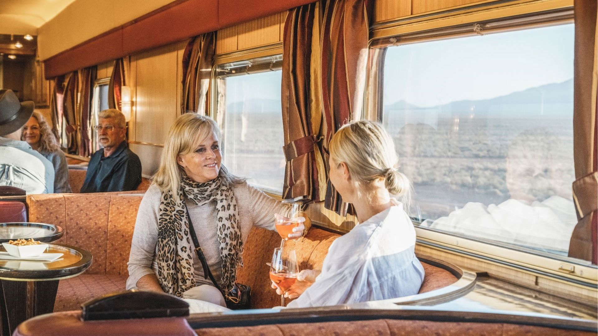 Enjoy a chat over a glass of wine