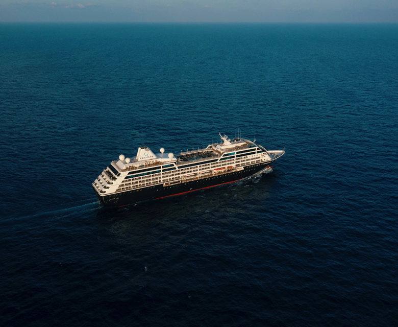 Azamara Quest Aerial Shot