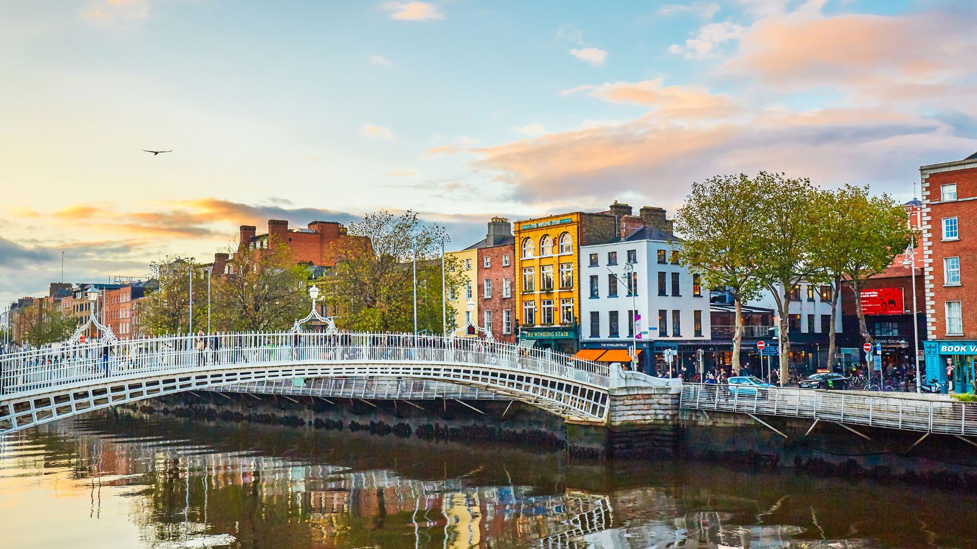 The River Liffey in Dublin Ireland - Credit Images: Getty Images