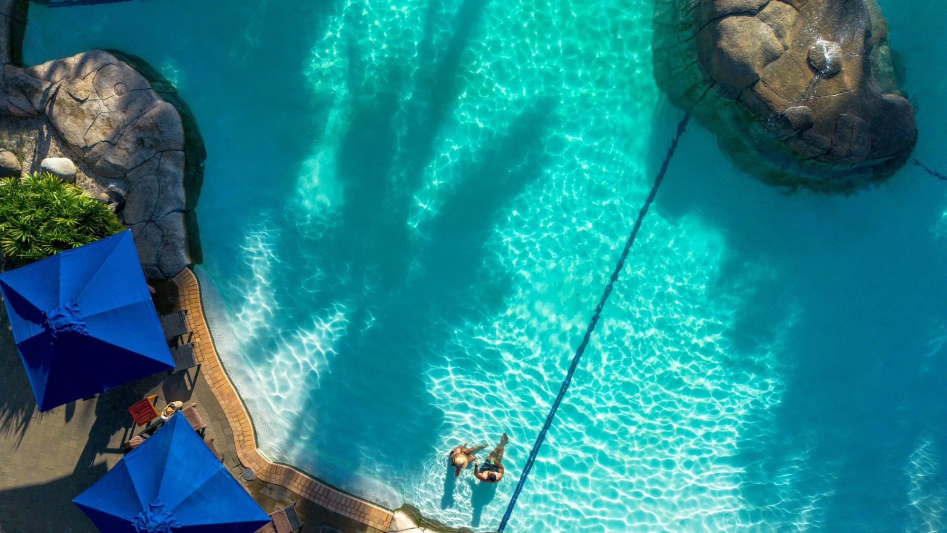 DoubleTree Resort by Hilton Hotel Fiji - Sonaisali Island - aerial pool image