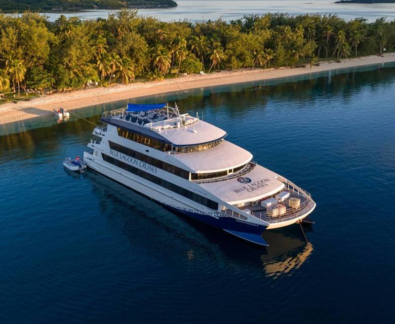 Blue Lagoon Anchored At Nanuya