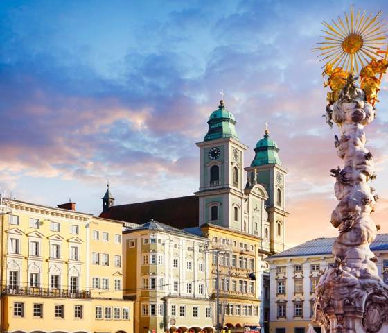 Main Square in Linz, Germany
