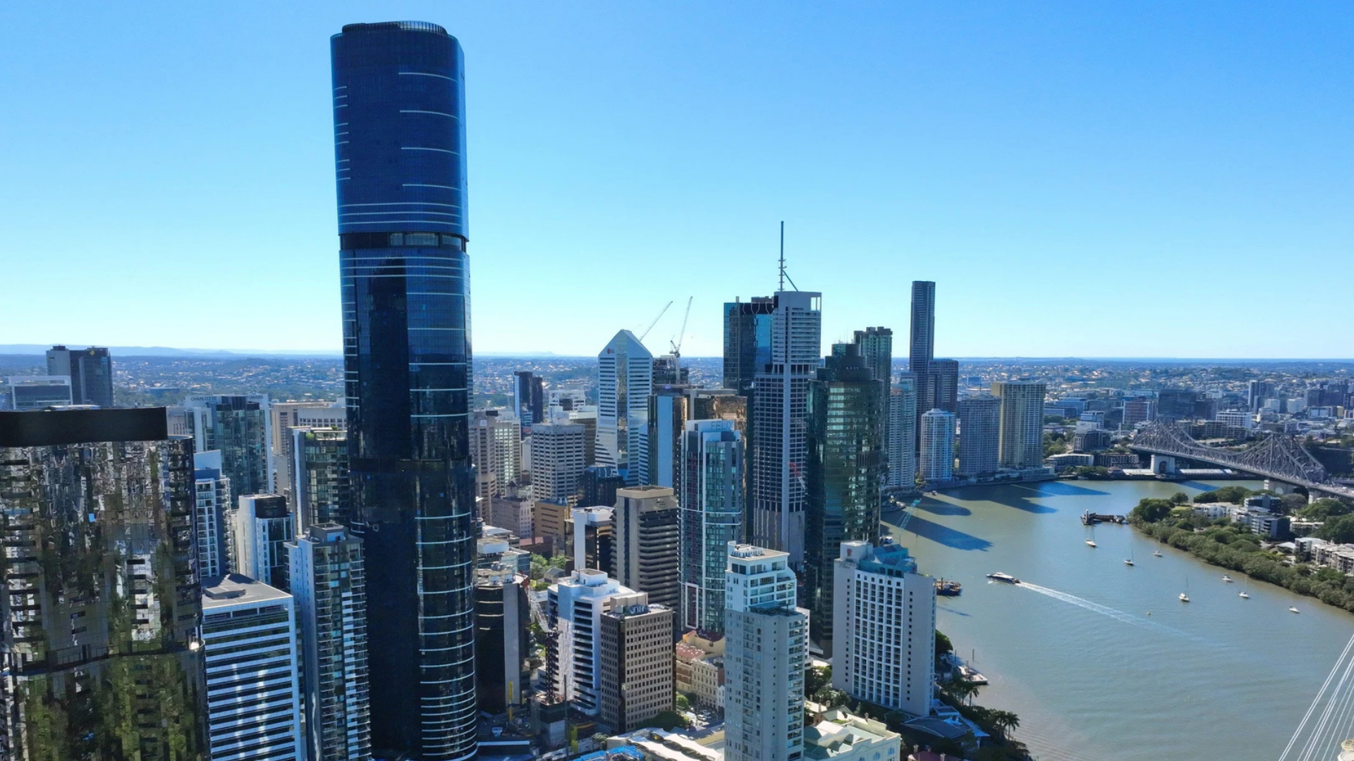CLIXX Brisbane Skytower Apartments - Aerial