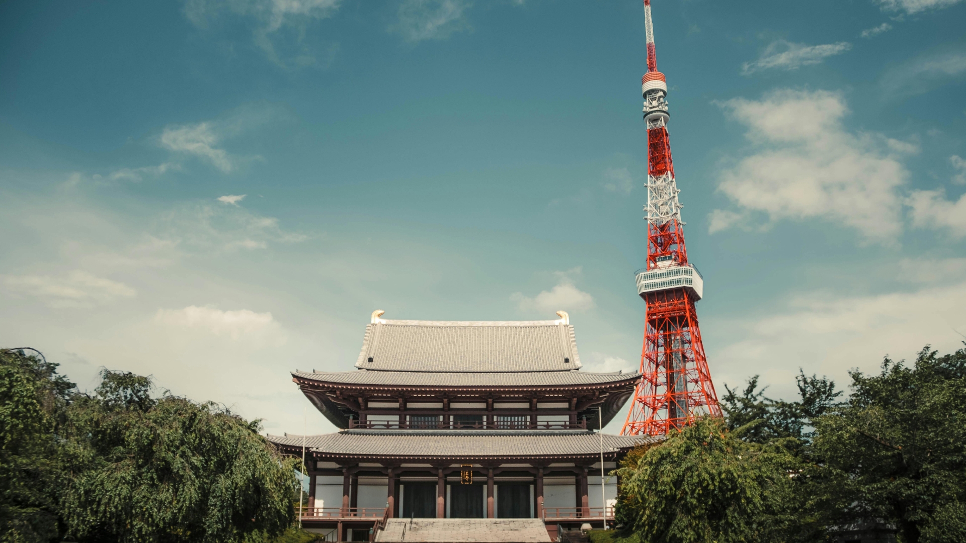 Zojoji Temple and Tokyo Tower