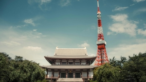 Zojoji Temple and Tokyo Tower