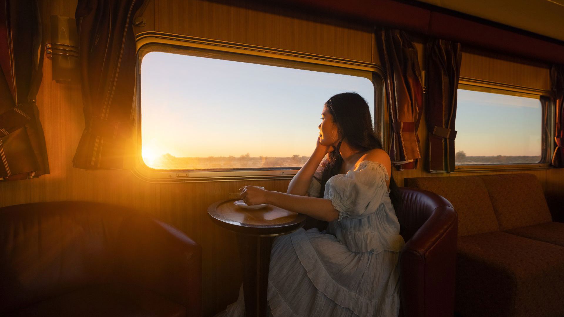 The Ghan is an iconic rail journey. Credit: Journey Beyond