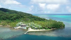 Apatoa Beach & Garden Villa - aerial view