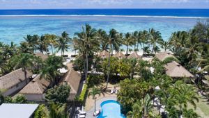 Motu Beachfront Art Villas - aerial view