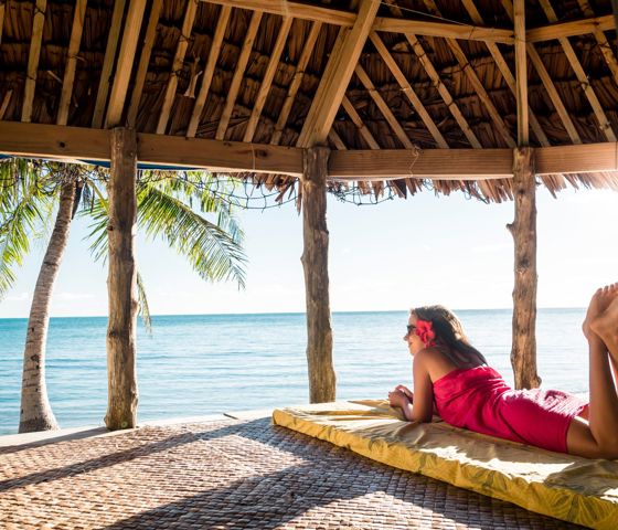 Fale on the beach