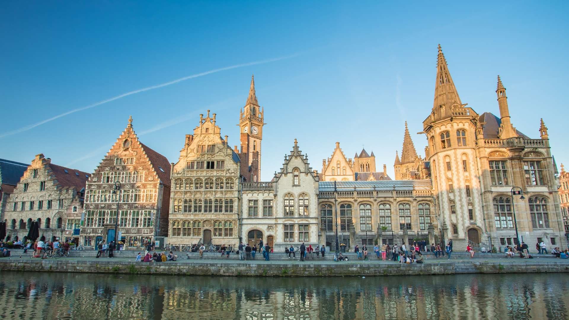 Belgium Ghent Old Town 