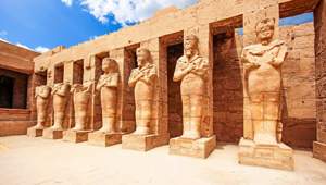 Statues Karnak Temple Luxor