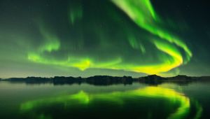 Northern lights Aurora Borealis