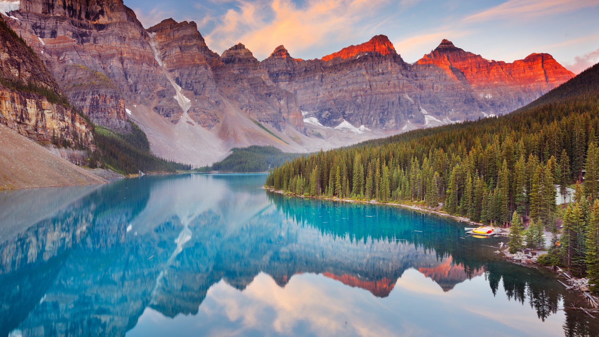 Moraine Lake in Banff National Park, Canada - Image credit: Getty Images