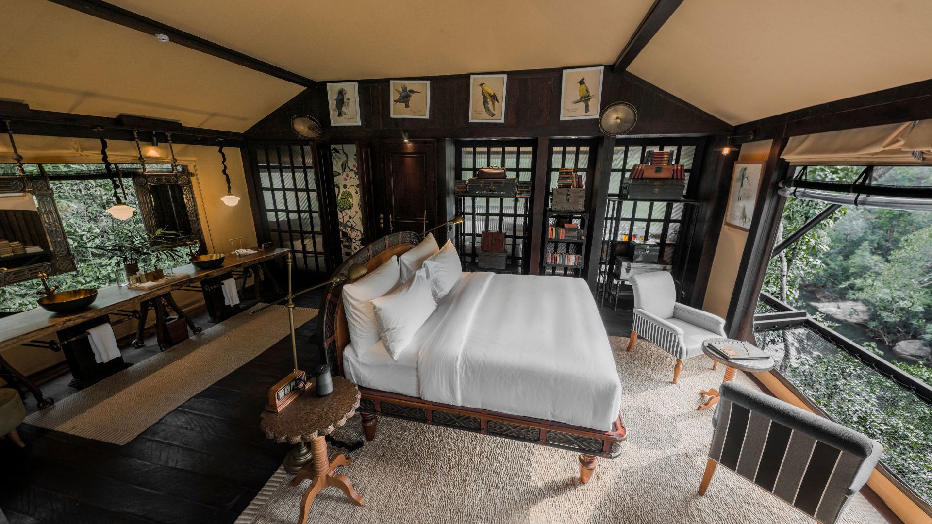 Shinta Mani Wild - The Birders Tent Interior