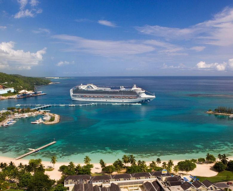Princess Ship at Caribbean Beach