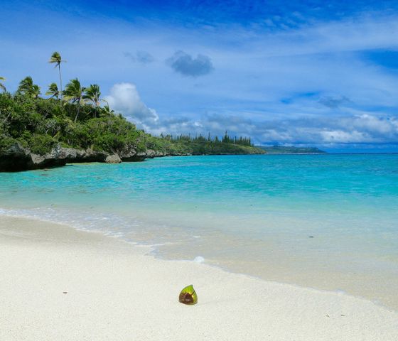 Beach at Lifou, New Caledoni