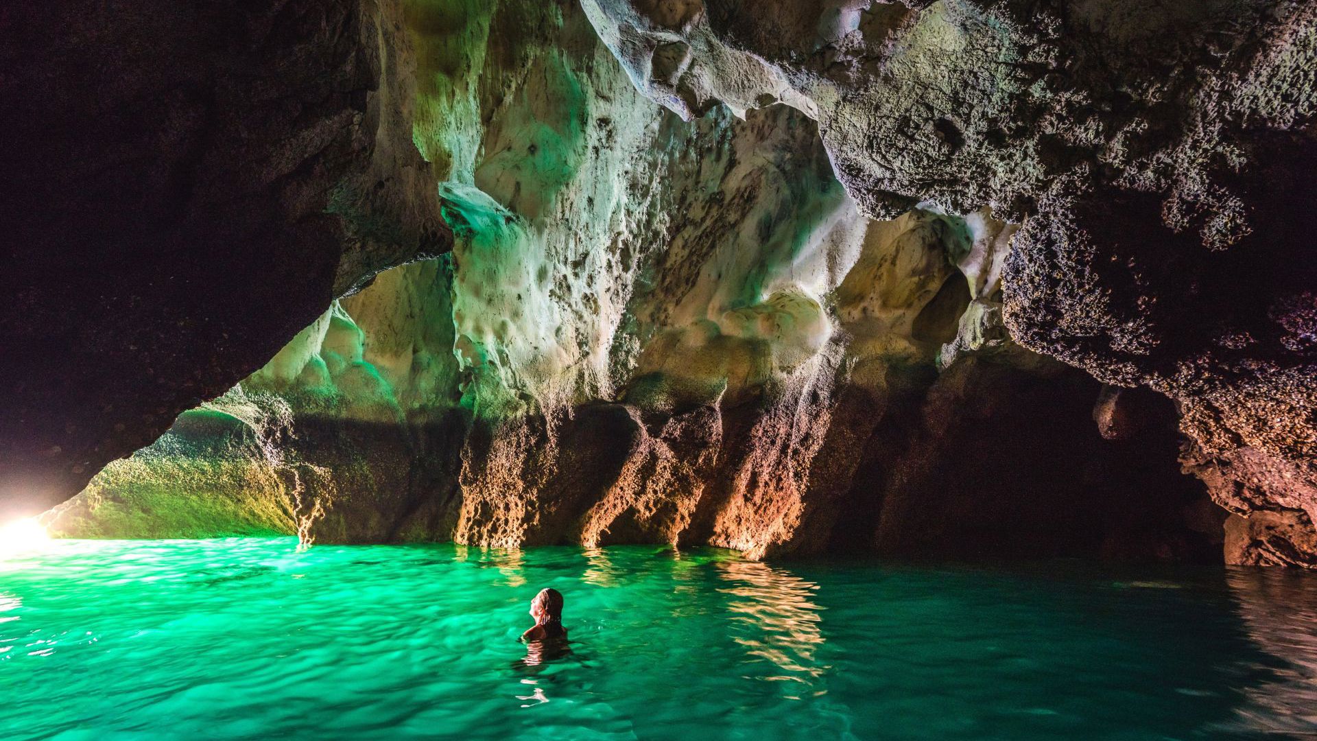 Emerald cave in Thailand, Asia - Image credit: Getty Images