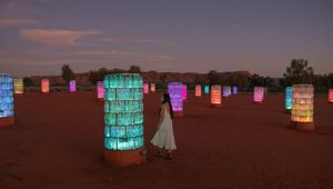 Light-Towers by Night 