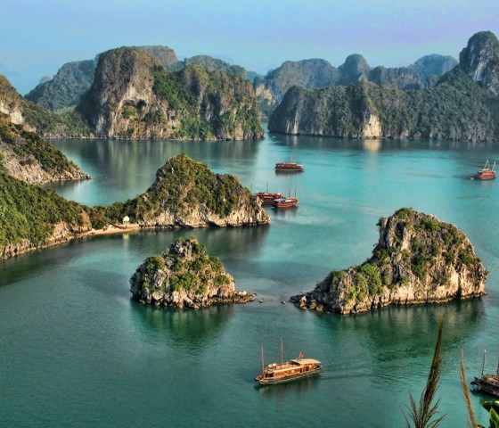 Ariel view Halong Bay