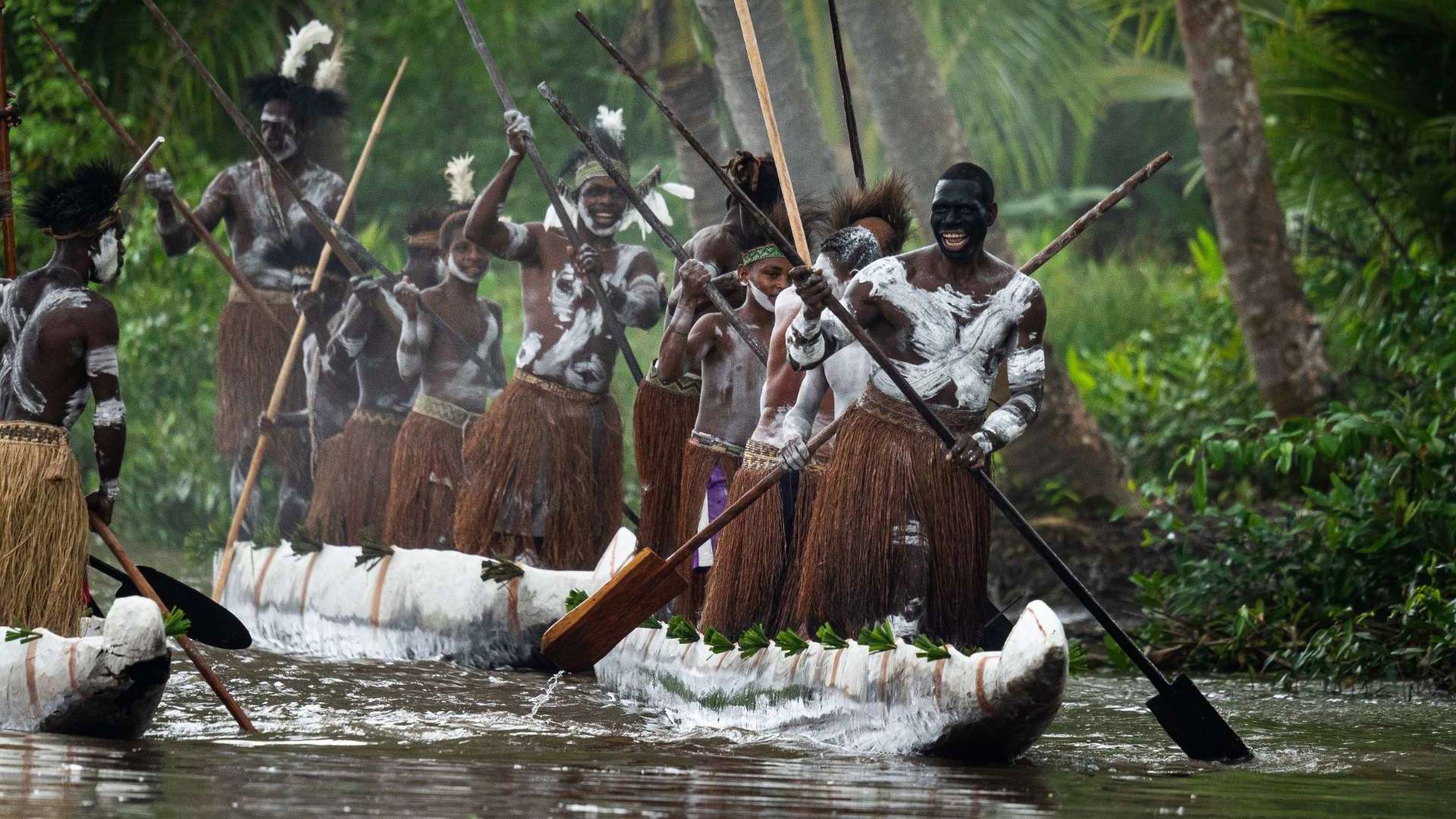 Agats Village local Cultural people