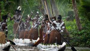 Agats Village local Cultural people