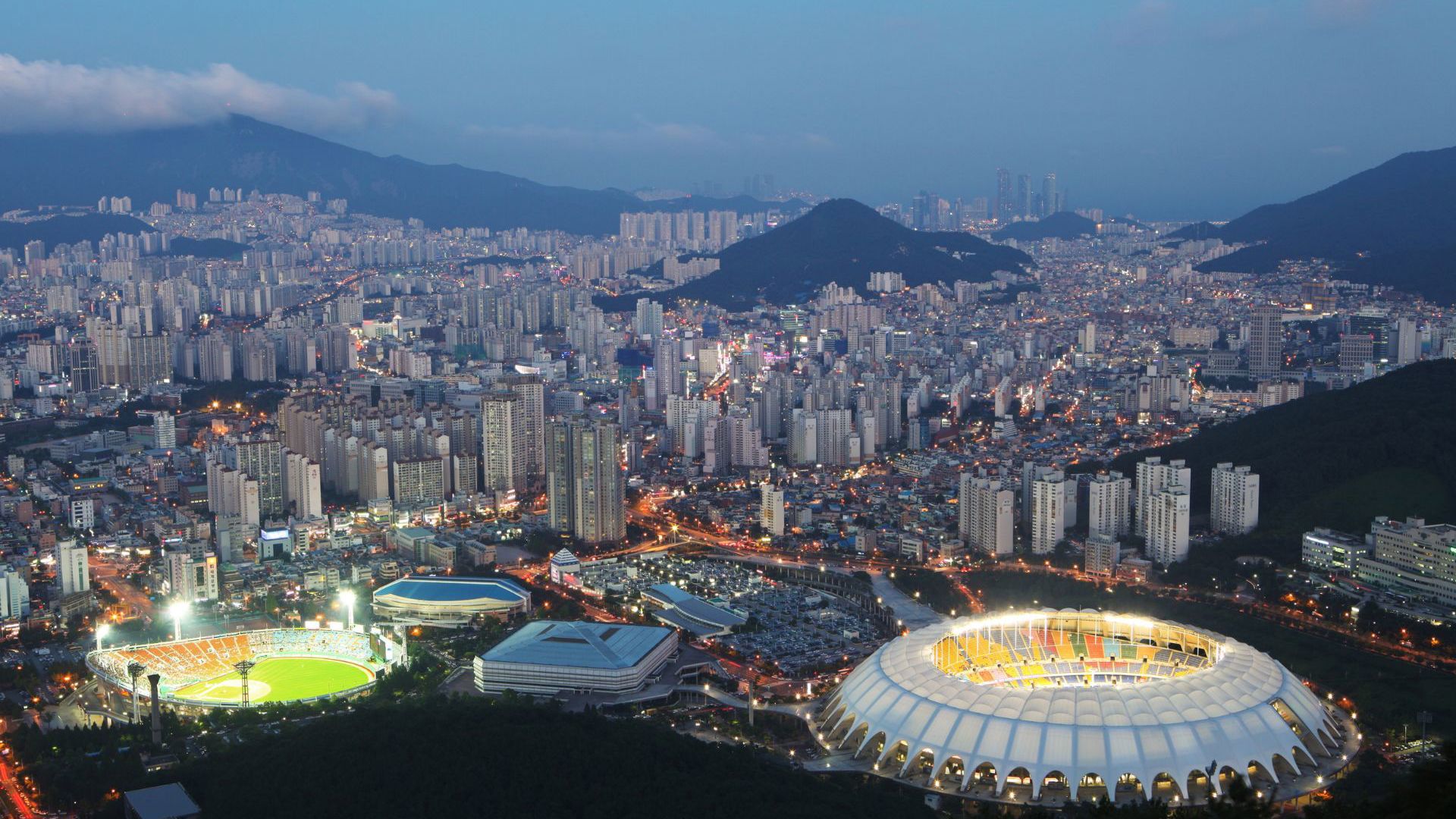 The Sajik Baseball Stadium in South Korea - Image credit: Getty Images