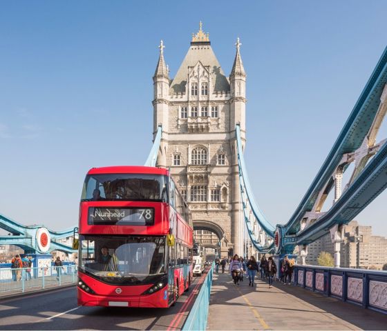 Tower Bridge and Bus