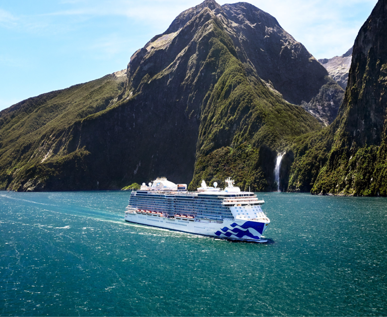 Princess Cruises in Milford Sound