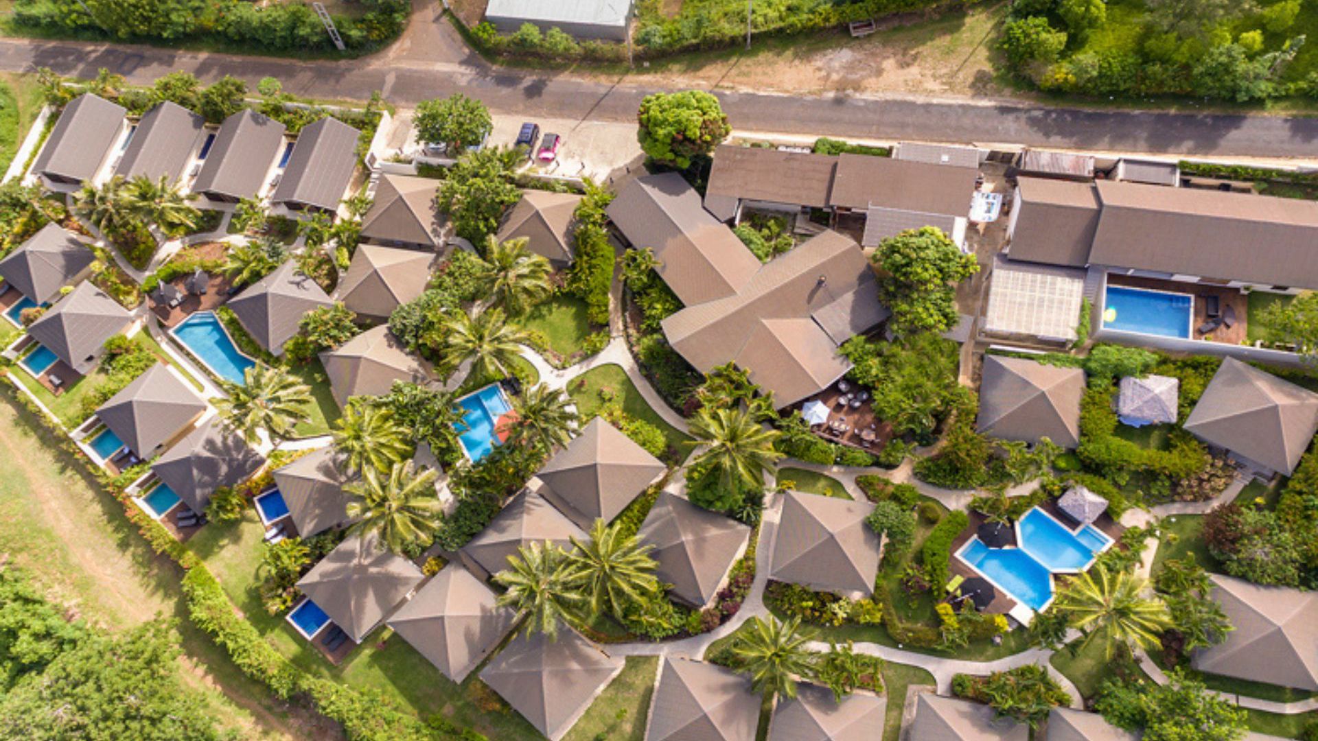 Mangoes Resort Aerial View