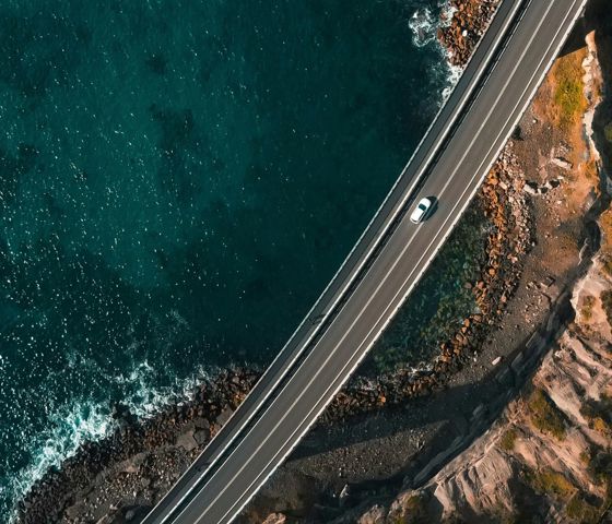 Bridge over water