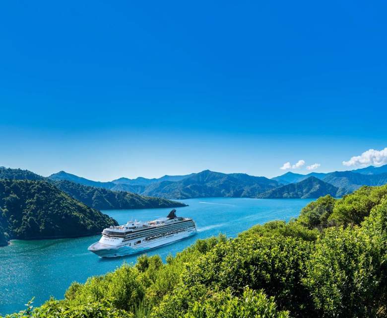 NCL Spirit in Queen Charloette Sound NZ © Norwegian Cruise Line