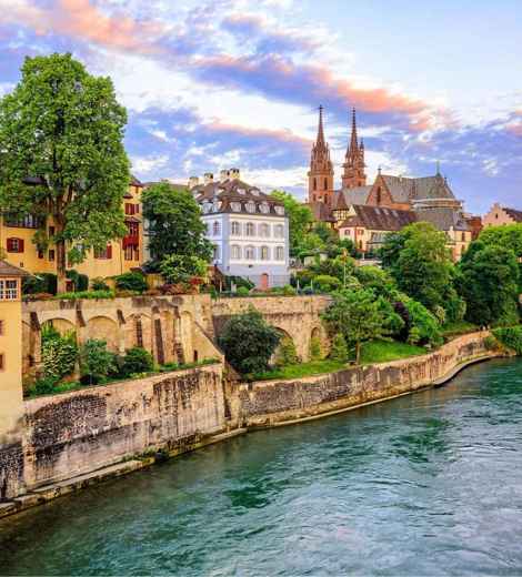 Basel Cathedral Rhine Switzerland