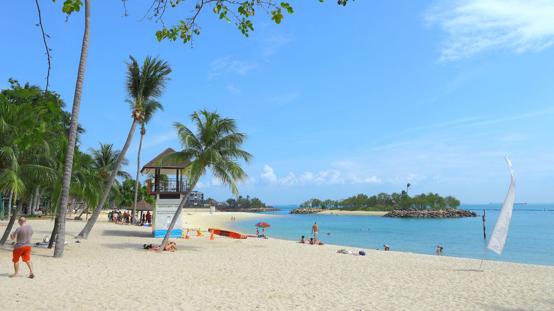 Sentosa White Beach - Image credit: Singapore Tourism Board