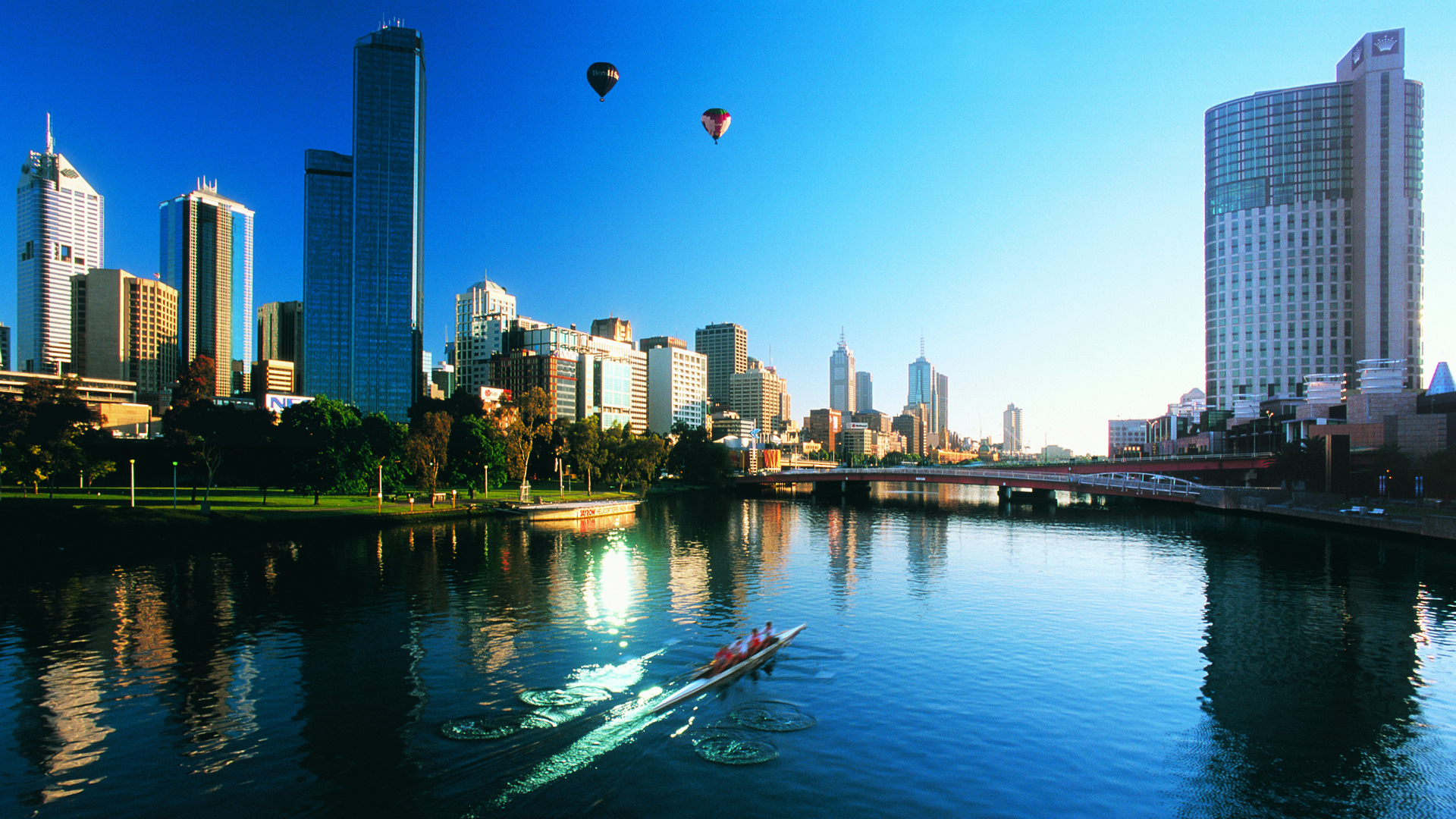 Beautiful Yarra River in Melbourne