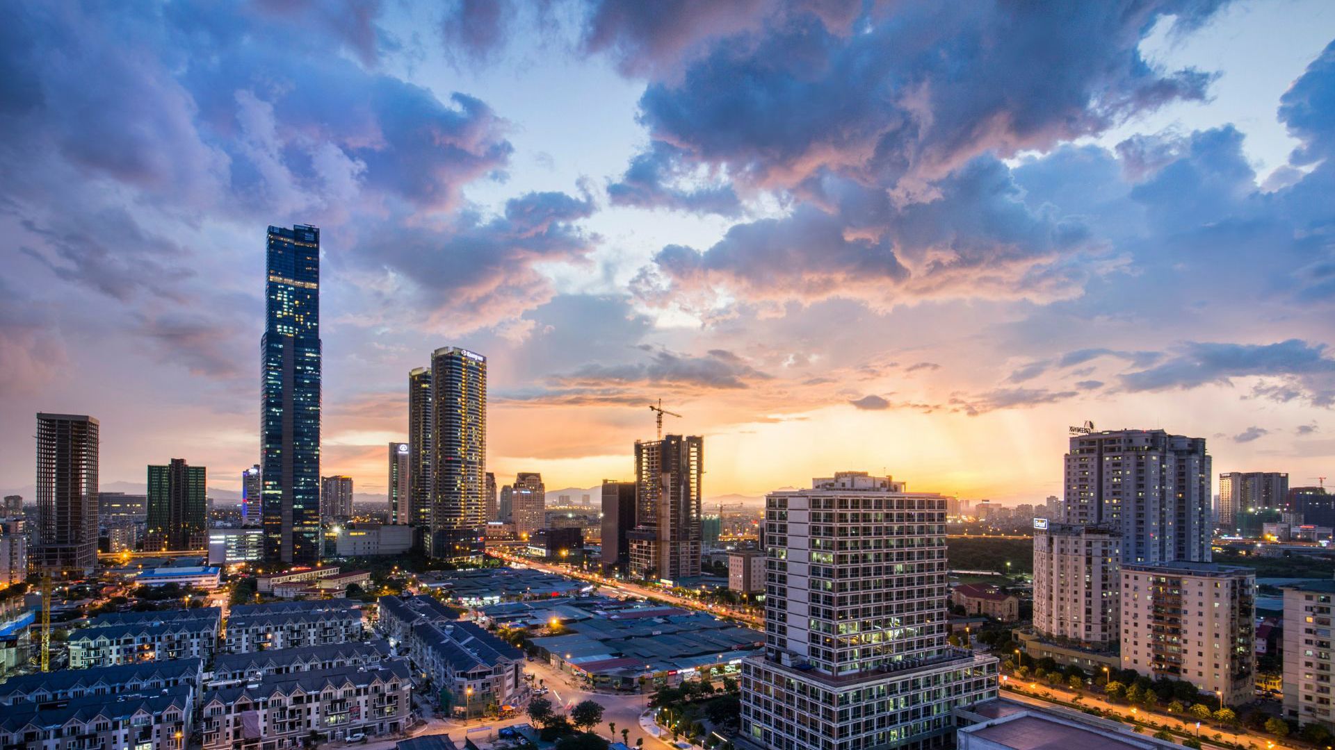 The Hanoi skyline - Image credit: Getty images/Minh Luu Minhluu com