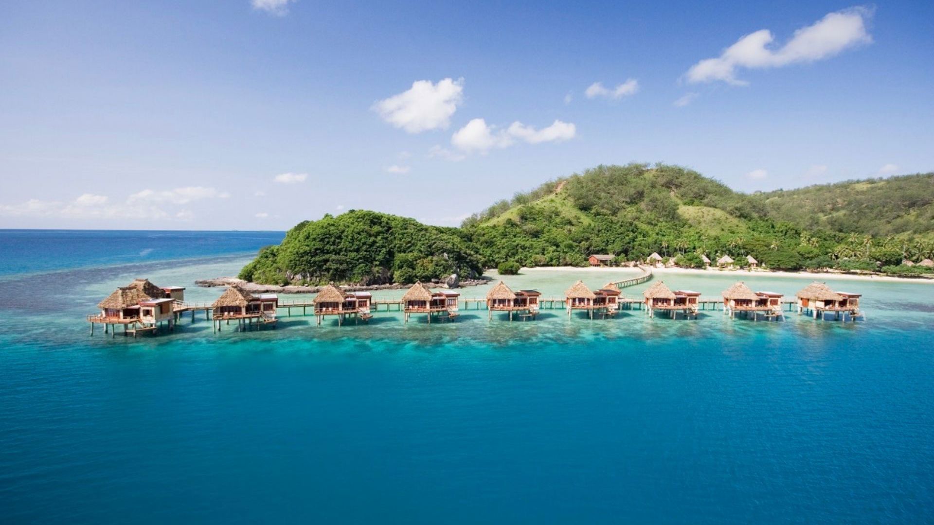 Likuliku Lagoon Resort - overwater bures