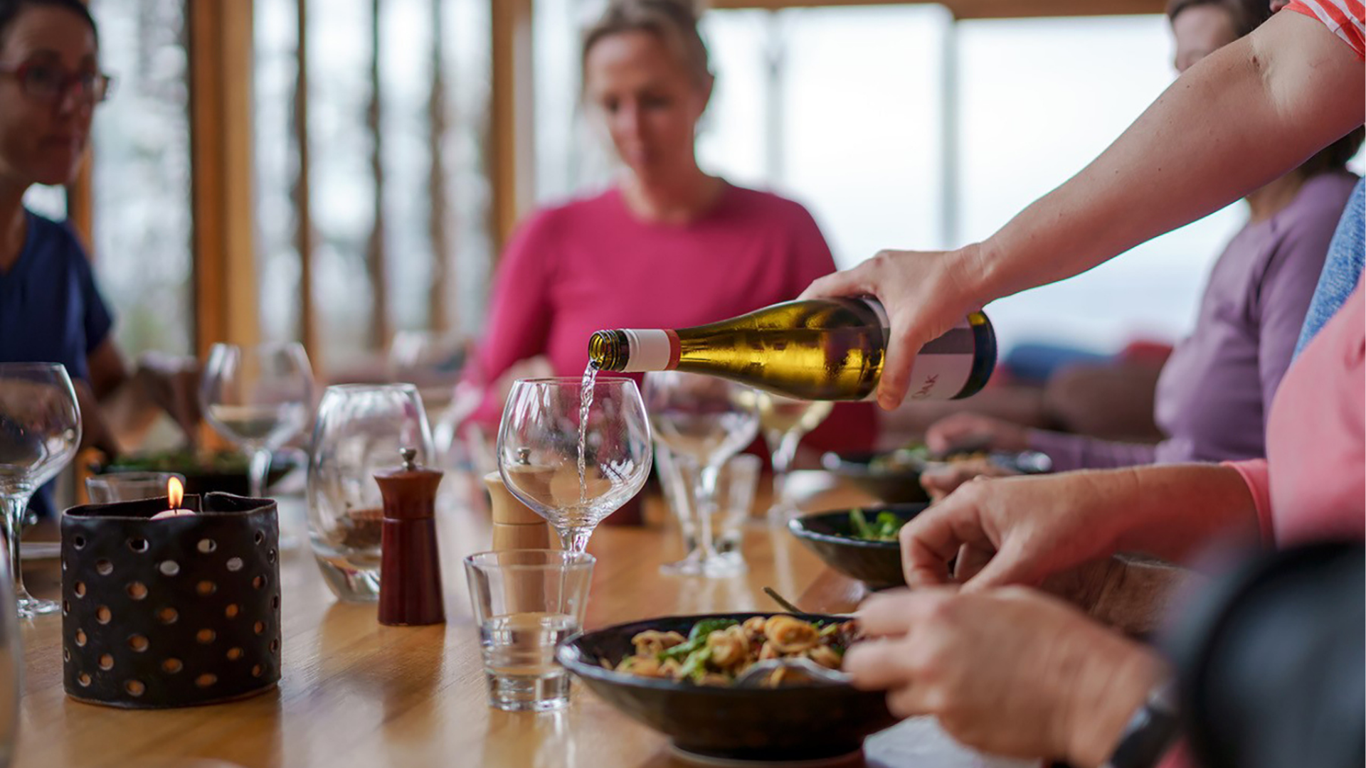 Dining Bay Of Fires Walking Tasmania 