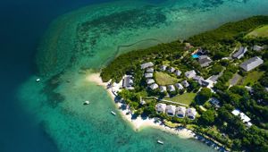 Volivoli Beach Resort - aerial view 1